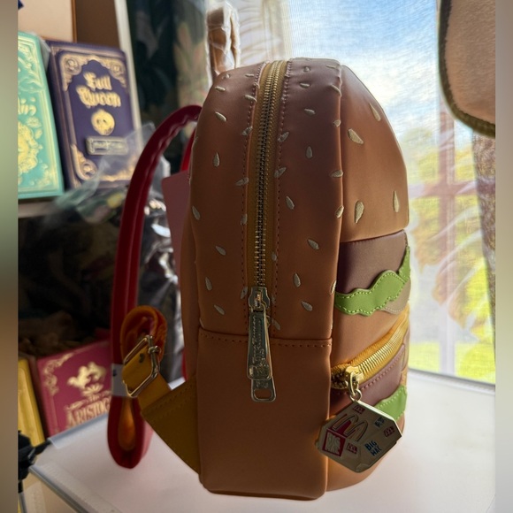 Loungefly McDonald's Big Mac Mini Backpack NWT - Picture 4 of 5